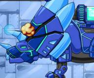 Дино робот 2: Синий трицератопс